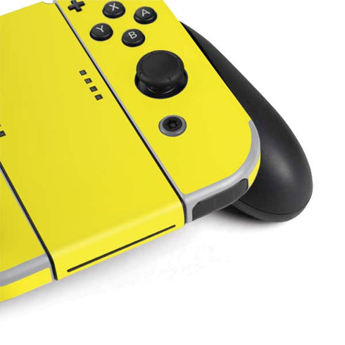 Yellow Solid Nintendo Switch OLED (2021) Skin